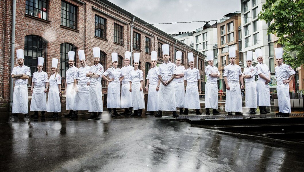Det norske kokkelandslaget har tatt gull i både kald- og varmmat i OL i Erfurt. (Foto: Fredrik Ringe) Det norske kokkelandslaget har tatt gull i både kald- og varmmat i OL i Erfurt. (Foto: Fredrik Ringe)
