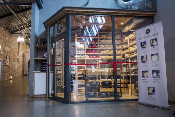 Den nye Ostebanken på Kulinarisk Akademi i Oslo. Den nye Ostebanken på Kulinarisk Akademi i Oslo.