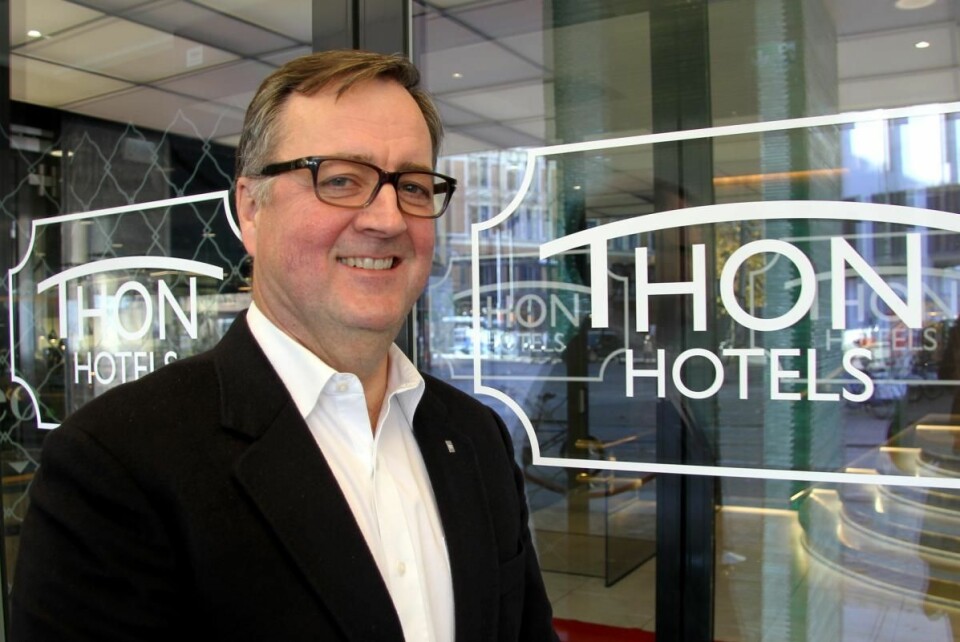 Konserndirektør Morten Thorvaldsen og Thon Hotels pusser opp sine hoteller for 1,3 milliarder kroner. (Foto: Morten Holt)