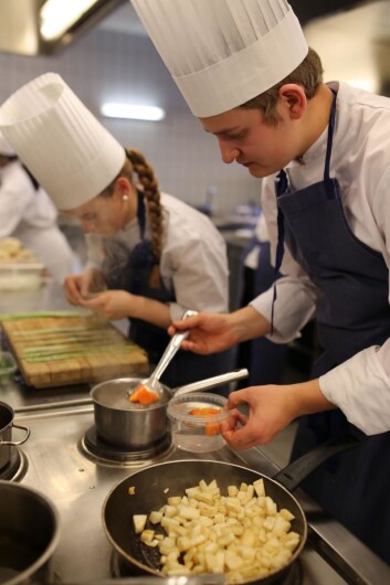 Tamara H. Iversen og Mats Utnes samarbeidet godt, og sikret gull til Scandic Nidelven. (Foto: Scandic Hotels) Tamara H. Iversen og Mats Utnes samarbeidet godt, og sikret gull til Scandic Nidelven. (Foto: Scandic Hotels)
