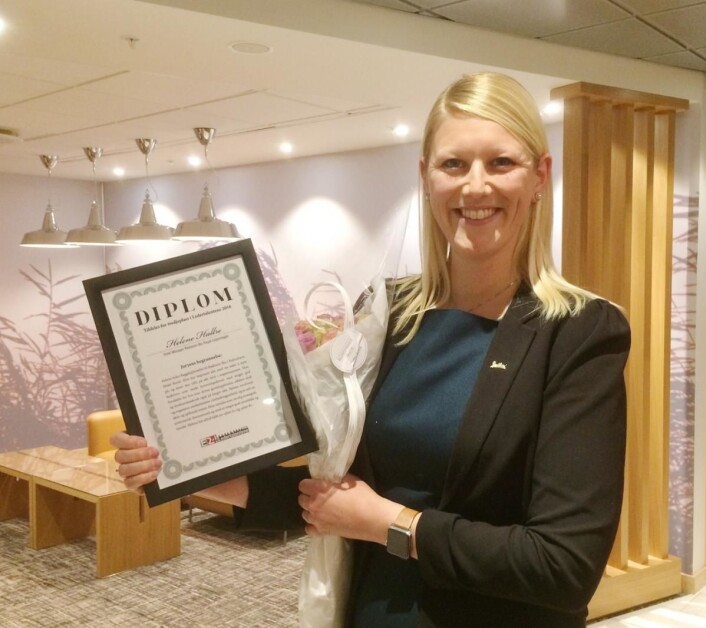 Helene Hallre har det siste snaue året vært hotellsjef på Radisson Blu Royal Hotel i København. (Foto: Morten Holt) Helene Hallre har det siste snaue året vært hotellsjef på Radisson Blu Royal Hotel i København. (Foto: Morten Holt)
