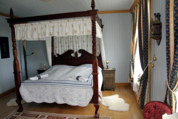 Fra ett av rommene på Sandtorgholmen Hotell. (Foto: Morten Holt) Fra ett av rommene på Sandtorgholmen Hotell. (Foto: Morten Holt)