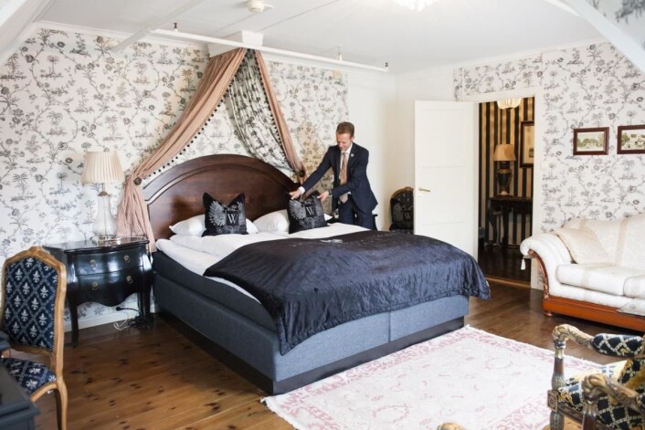 Fra Hotel Wasilioff i Stavern. (Foto: Kristin Levi) Fra Hotel Wasilioff i Stavern. (Foto: Kristin Levi)