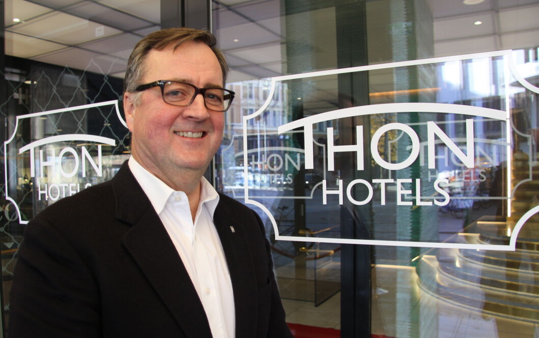 Konserndirektør for Thon Hotels, Morten Thorvaldsen. (Foto: Morten Holt) Konserndirektør for Thon Hotels, Morten Thorvaldsen. (Foto: Morten Holt)