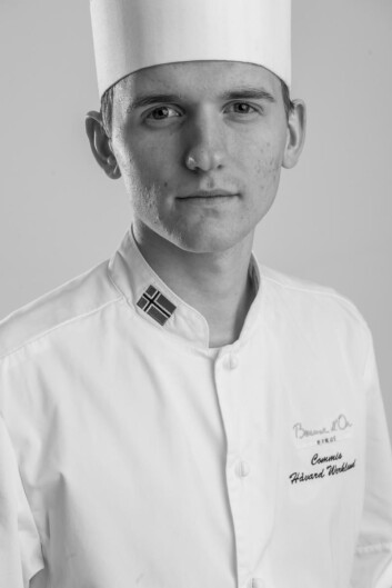 Norges commis i Bocuse d'Or 2017 i Lyon, Håvard Werkland. (Foto: Fredrik Ringe) Norges commis i Bocuse d'Or 2017 i Lyon, Håvard Werkland. (Foto: Fredrik Ringe)