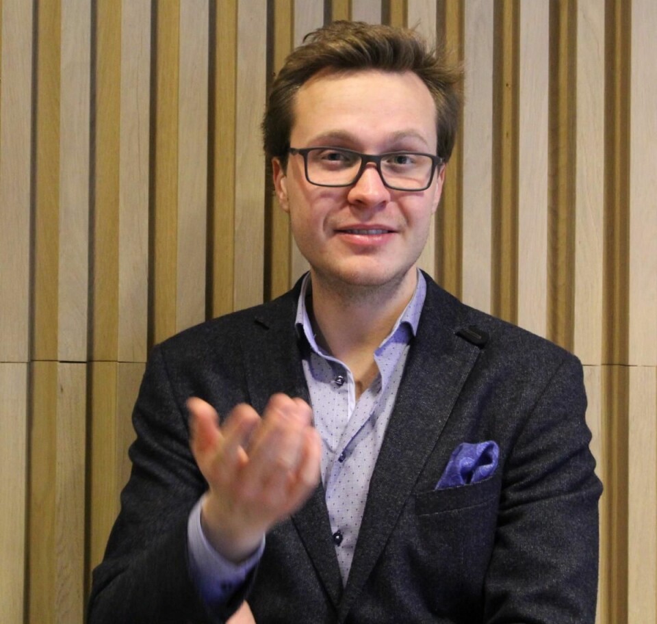 Nestleder for Serviceforum 2017, Fredrik Kirkeberg. (Foto: Serviceforum)