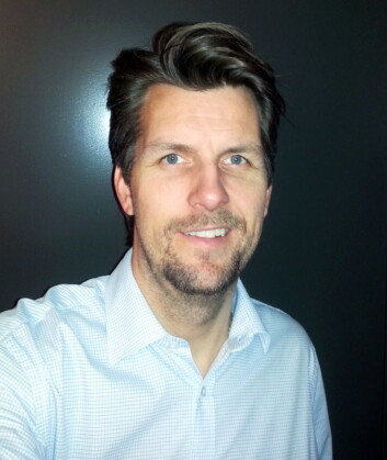 Frank Austad i AGA. Frank Austad i AGA.