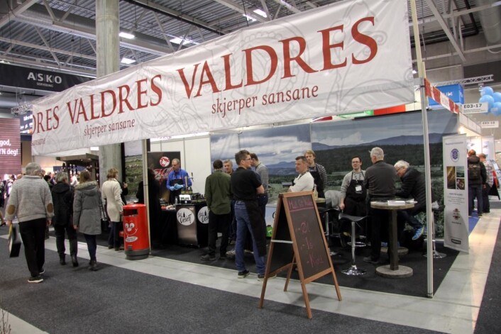 Valdres er på plass på Norges Varemesse. (Foto: Morten Holt) Valdres er på plass på Norges Varemesse. (Foto: Morten Holt)