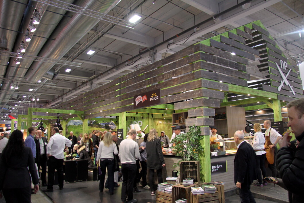 Nortura Proffs grønne låve er kåret til Smak 2017s beste stand. (Foto: Morten Holt) Nortura Proffs grønne låve er kåret til Smak 2017s beste stand. (Foto: Morten Holt)