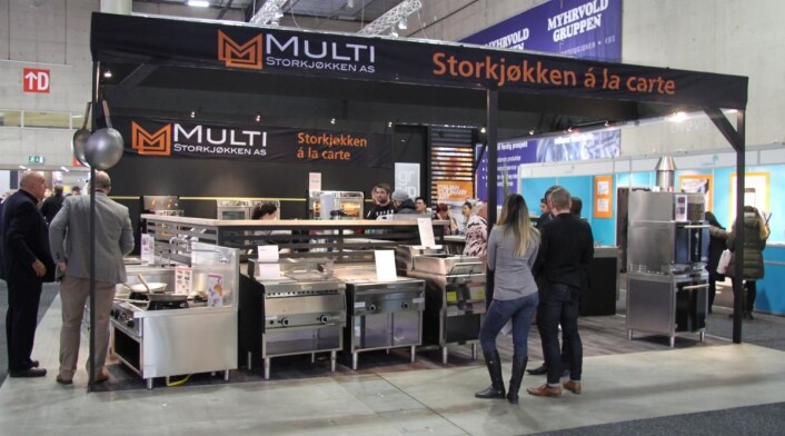 Multi Storkjøkkens stand på SDmak 2017. (Foto: Morten Holt) Multi Storkjøkkens stand på SDmak 2017. (Foto: Morten Holt)