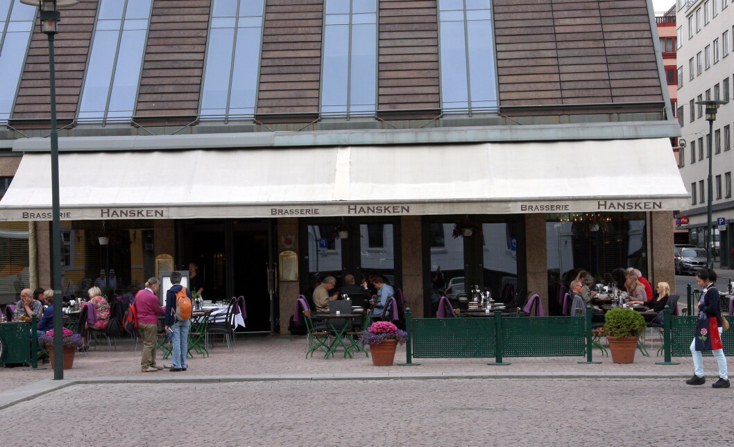Brasserie Hansken. (Arkivfoto: Morten Holt) Brasserie Hansken. (Arkivfoto: Morten Holt)