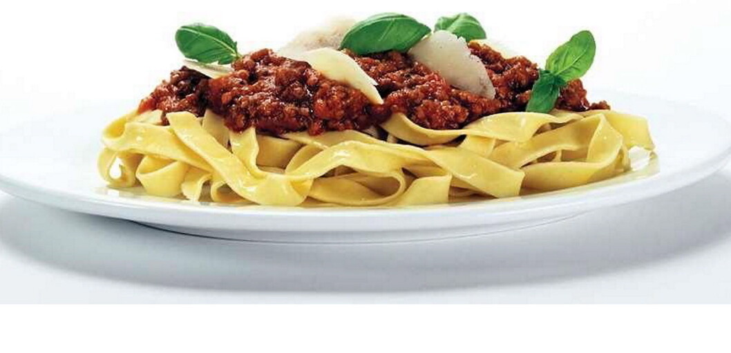 Vegetarisk Spaghetti Med Kjøttdeig