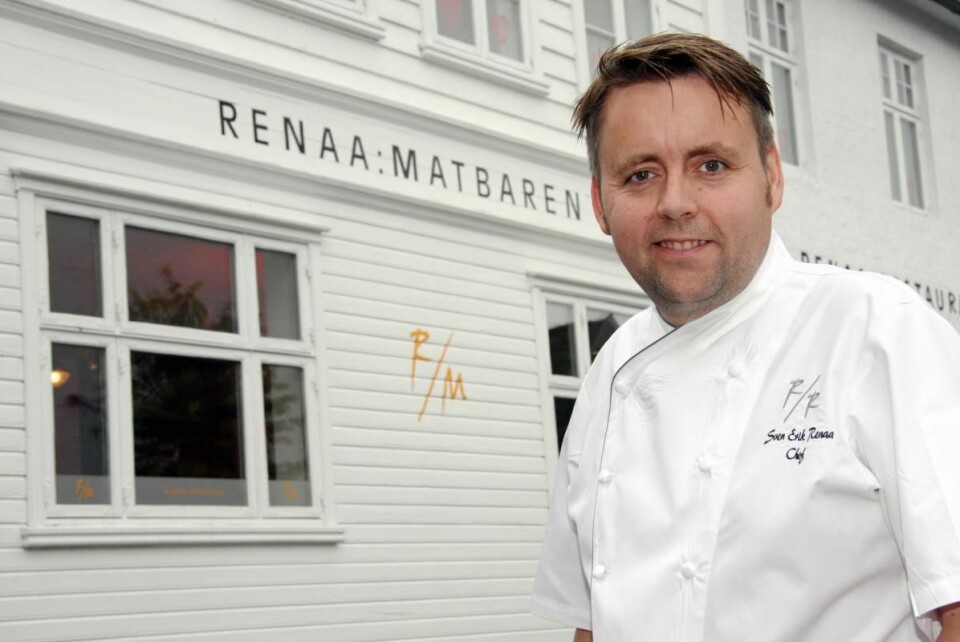 Sven Erik Renaas RE-NAA er Norges billigste Michelin-restaurant. (Arkivfoto: Morten Holt)