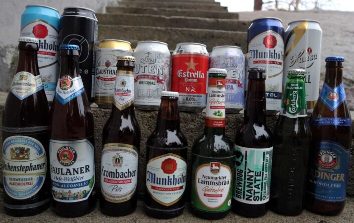 Det kommer stadig flere varianter av alkoholfritt øl i Norge. (Foto: Heidi Fjelland) Det kommer stadig flere varianter av alkoholfritt øl i Norge. (Foto: Heidi Fjelland)