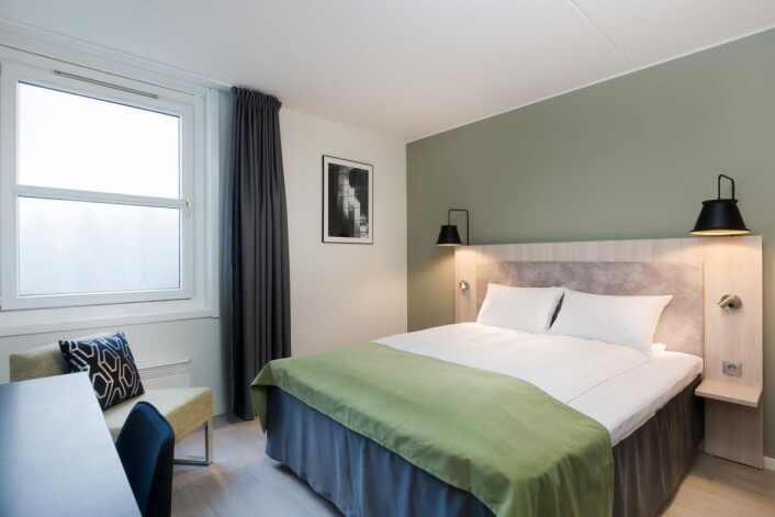 Quality Hotel Entry er pusset opp det siste halve året. Quality Hotel Entry er pusset opp det siste halve året.