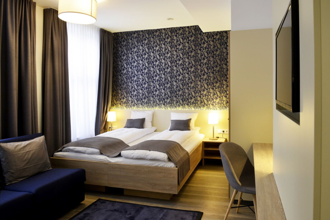 Fra et av rommene på nyåpnede Best Western City Plus i Oslo. Fra et av rommene på nyåpnede Best Western City Plus i Oslo.