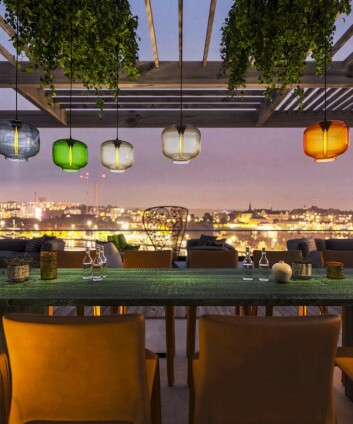 Utsikten fra restauranten Tak. (Foto: Nordic Choice Hotels) Utsikten fra restauranten Tak. (Foto: Nordic Choice Hotels)