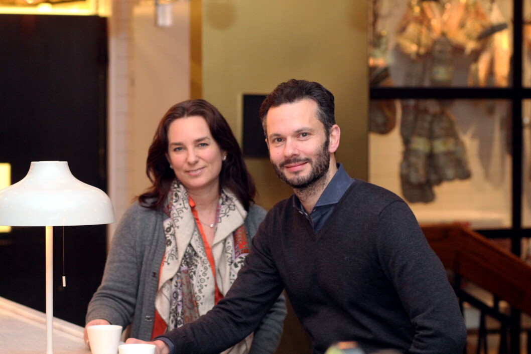 Michael Minirvini, som driver Minervinis restaurantvirksomhet, har fått prisen «Årets handelsbedrift» i 2016 i Trondheim. Her sammen med kona Miriam Klein Minervini. (Foto: Kenneth Stoltz/Næringsforeningen i trondheimsregionen) Michael Minirvini, som driver Minervinis restaurantvirksomhet, har fått prisen «Årets handelsbedrift» i 2016 i Trondheim. Her sammen med kona Miriam Klein Minervini. (Foto: Kenneth Stoltz/Næringsforeningen i trondheimsregionen)