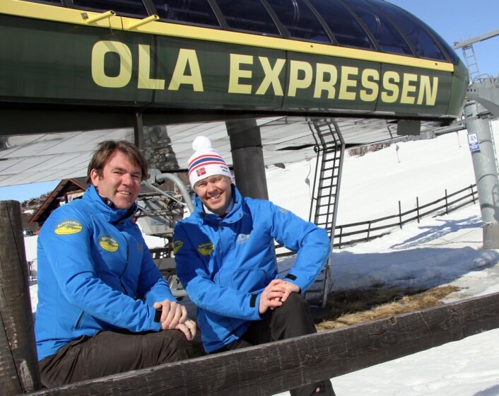 Bjørnar og Atle Hovi. (Foto: Morten Holt) Bjørnar og Atle Hovi. (Foto: Morten Holt)