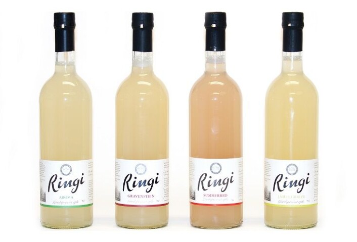 Du finner også norske Ringi eplemost på SAS-flyvningene. (Foto: Ringi eplemost) Du finner også norske Ringi eplemost på SAS-flyvningene. (Foto: Ringi eplemost)