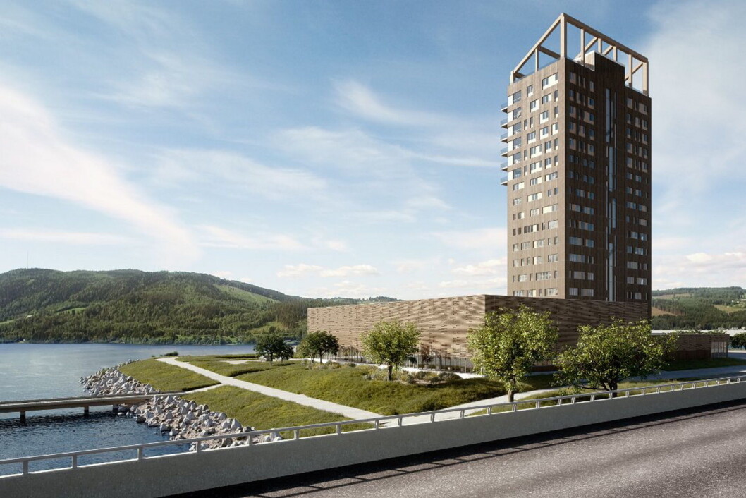 Øyvind Frich skal drive Mjøstårnet. (Illustrasjon: Ewe Images/Voll) Øyvind Frich skal drive Mjøstårnet. (Illustrasjon: Ewe Images/Voll)