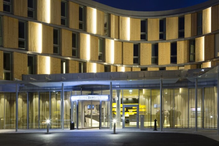 Comfort Hotel Bergen Airport er landets største Comfort-hotell. (Foto: Inger Marie Grini) Comfort Hotel Bergen Airport er landets største Comfort-hotell. (Foto: Inger Marie Grini)