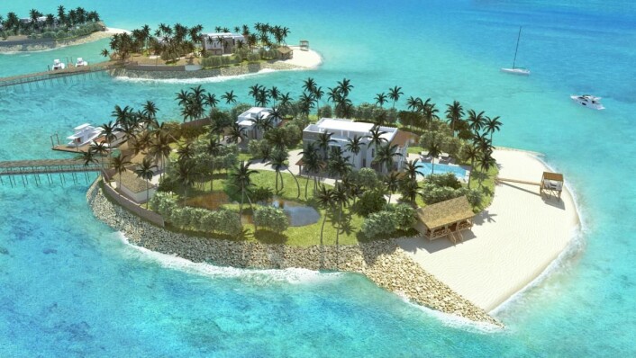 Skisse av Zanzibar Amber Resort, som skal stå ferdig i 2020. Skisse av Zanzibar Amber Resort, som skal stå ferdig i 2020.
