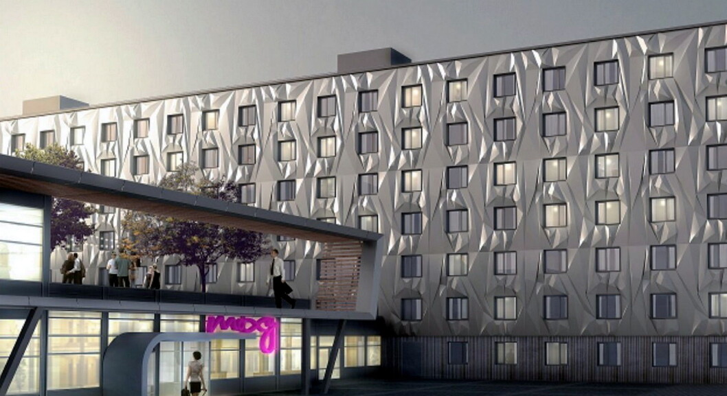 Slik blir hotellet Moxy Hotel X, som åpner i august. Det skal ledes av Ellen Arnstad. Slik blir hotellet Moxy Hotel X, som åpner i august. Det skal ledes av Ellen Arnstad.