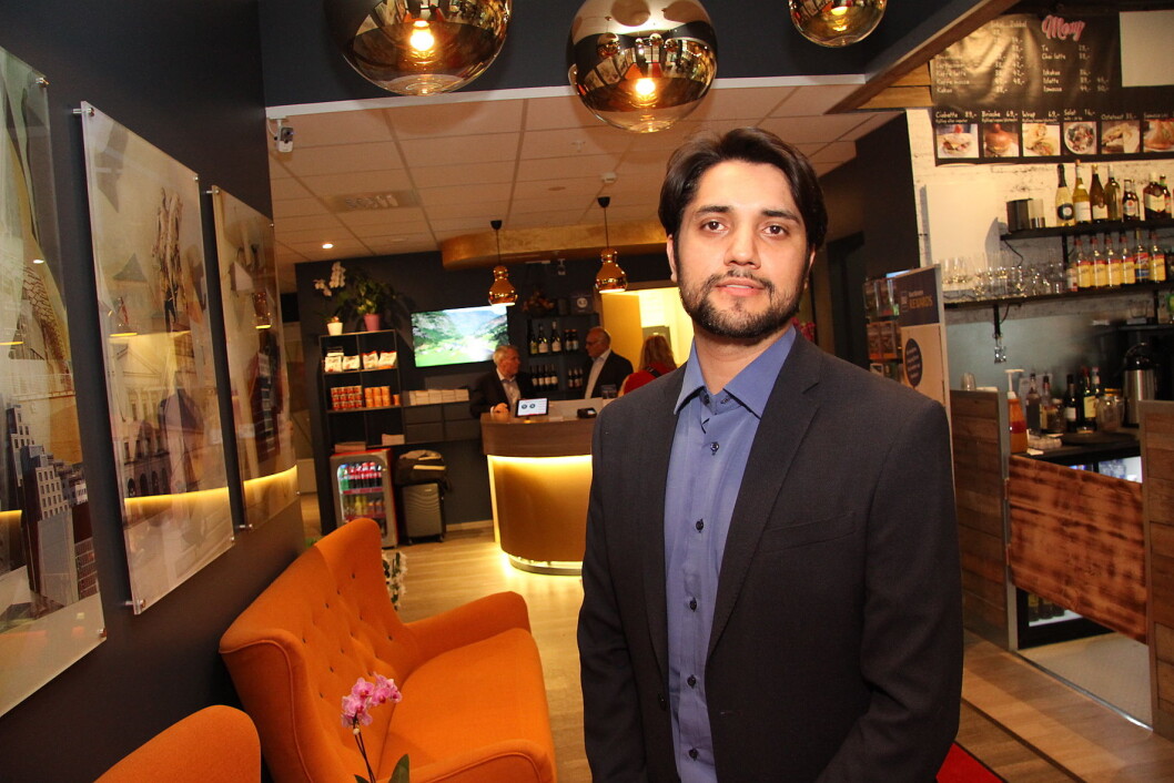 Imran Amin er hotelldirektør for Oslo første Best Western Plus-hotell. (Foto: Morten Holt) Imran Amin er hotelldirektør for Oslo første Best Western Plus-hotell. (Foto: Morten Holt)
