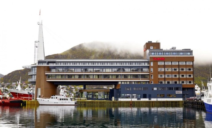 Scandic Ishavshotel er en gjenganger i kåringen av landets beste hotellfrokost, og bronsevinneren fra 2016 er nok en gang fylkesvinner i Troms. (Foto: Scandic Hotels) Scandic Ishavshotel er en gjenganger i kåringen av landets beste hotellfrokost, og bronsevinneren fra 2016 er nok en gang fylkesvinner i Troms. (Foto: Scandic Hotels)