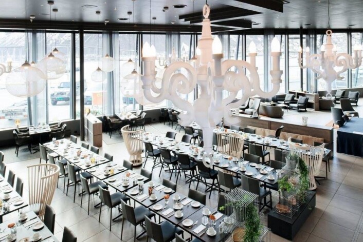 Fra frokostrestauranten på Scandic Ishavshotel. (Foto: Scandic Hotels) Fra frokostrestauranten på Scandic Ishavshotel. (Foto: Scandic Hotels)