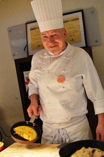 Frokostkokk Roger Johansen på Scandic Hell ble hedret med en egen pris i fjor. Hotellet er fylkesvinner i Nord-Trøndelag. (Foto: Scandic Hotels)