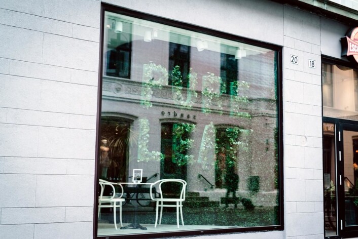 Popup-kafé i Øvre Slottsgate. Popup-kafé i Øvre Slottsgate.
