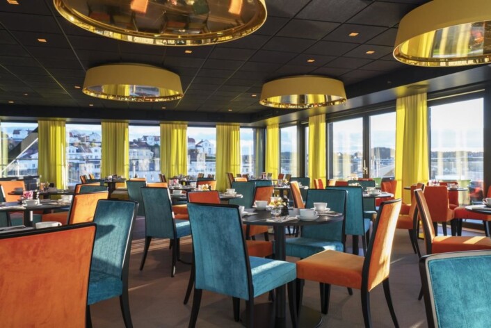 Frokostsalen på Thon Hotel Arendal. (Foto: Thon Hotels) Frokostsalen på Thon Hotel Arendal. (Foto: Thon Hotels)