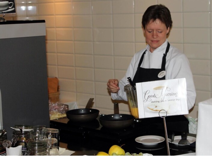 Frokosten på Hafjell Hotell er Opplands beste, ifølge juryen i Twinings Best Breakfast. Her Hanne-Mette Stensrud Wold. (Foto: Hafjell Hotell) Frokosten på Hafjell Hotell er Opplands beste, ifølge juryen i Twinings Best Breakfast. Her Hanne-Mette Stensrud Wold. (Foto: Hafjell Hotell)