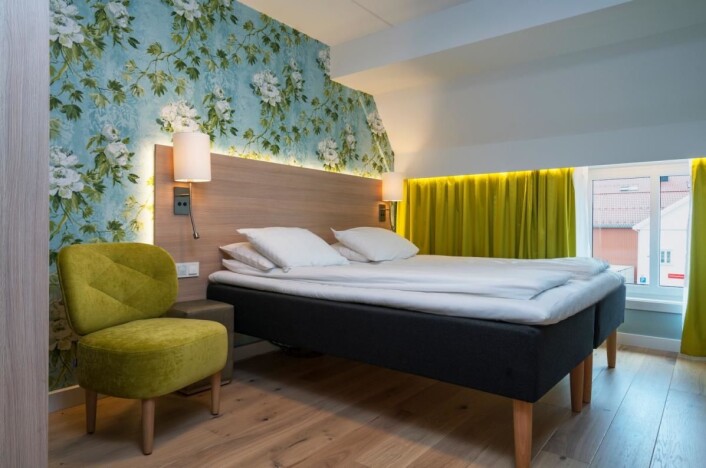Alle de 72 rommene er totalrenovert. (Foto: Thon Hotels) Alle de 72 rommene er totalrenovert. (Foto: Thon Hotels)