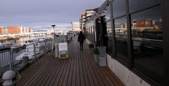 Lokalene ligger ved i Adressa-bygget (til høyre i bildet), ikke langt fra Scandic Nidelven (til venstre i bildet). (Foto: Morten Holt) Lokalene ligger ved i Adressa-bygget (til høyre i bildet), ikke langt fra Scandic Nidelven (til venstre i bildet). (Foto: Morten Holt)