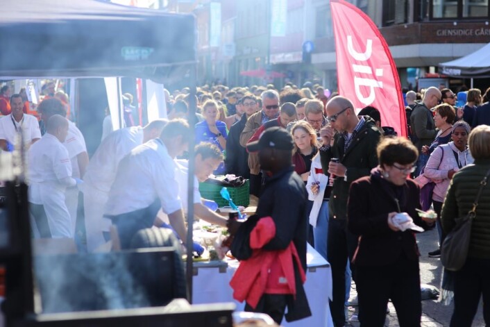 8000 grillporsjoner ble servert. (Foto: Scandic Hotels) 8000 grillporsjoner ble servert. (Foto: Scandic Hotels)