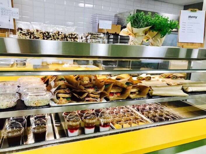 Fra St. Olav videregående skole. (Foto: Fazer Food Services) Fra St. Olav videregående skole. (Foto: Fazer Food Services)