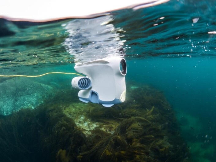 Blueye, som har hovedkontor i Trondheim, har som mål å lage verdens beste undervannsdrone for utforskning av havet. (Foto: Blueye/Hurtigruten) Blueye, som har hovedkontor i Trondheim, har som mål å lage verdens beste undervannsdrone for utforskning av havet. (Foto: Blueye/Hurtigruten)