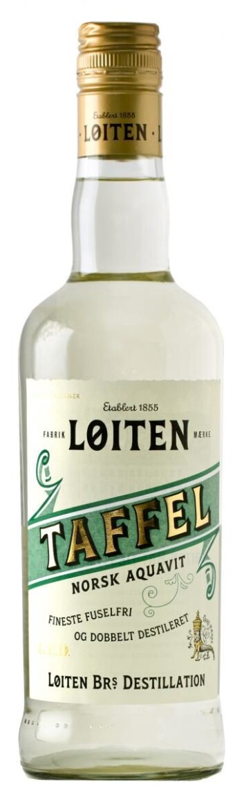 Løiten Taffel Aquavit. (Foto: Arcus) Løiten Taffel Aquavit. (Foto: Arcus)