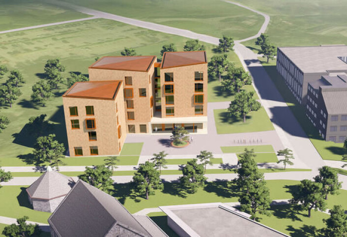Campushotellet Ydalir. (Illustrasjon:UIS) Campushotellet Ydalir. (Illustrasjon:UIS)