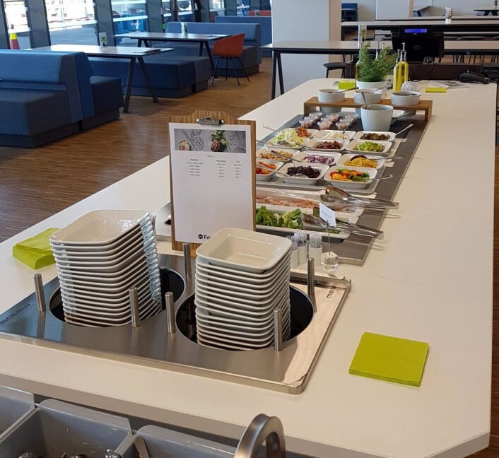Fra Valle videregående skole. (Foto: Fazer Food Services) Fra Valle videregående skole. (Foto: Fazer Food Services)