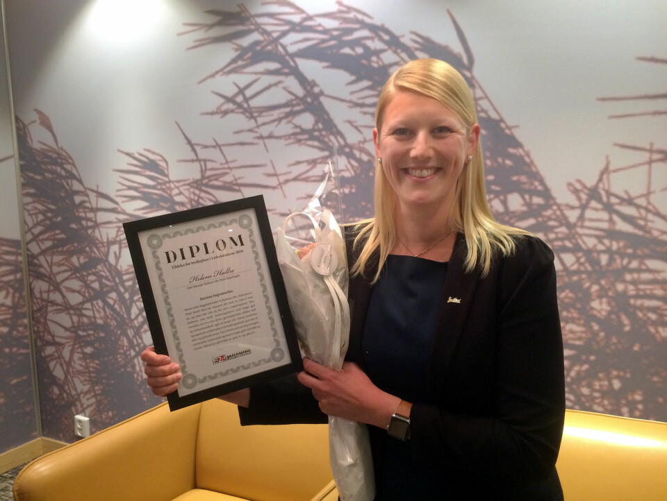 Helene Hallre blir hotelldirektør for Radisson Blu Scandinavia Hotel i Århus. (Foto: Morten Holt)