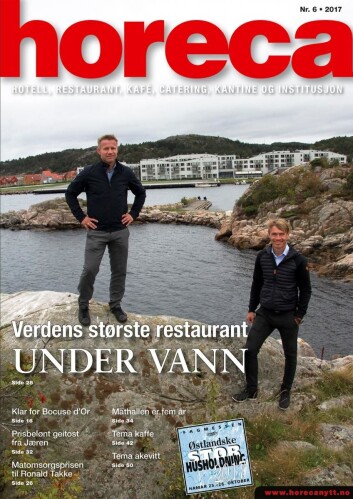 Omslaget på Horeca nummer 6 2017. (Foto: Morten Holt/Layout: Tove Sissel Larsgård) Omslaget på Horeca nummer 6 2017. (Foto: Morten Holt/Layout: Tove Sissel Larsgård)