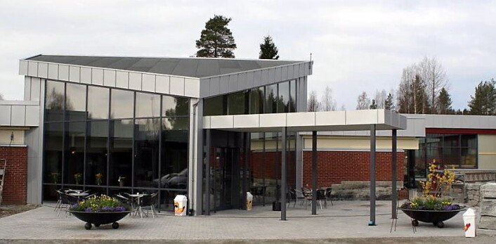 Det nye inngangspartiet til gjestegården. (Foto: Slobrua Eiendom) Det nye inngangspartiet til gjestegården. (Foto: Slobrua Eiendom)
