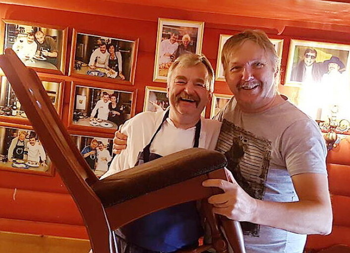 Frode Furunes sammen med Frode Aga. (Foto: Privat) Frode Furunes sammen med Frode Aga. (Foto: Privat)