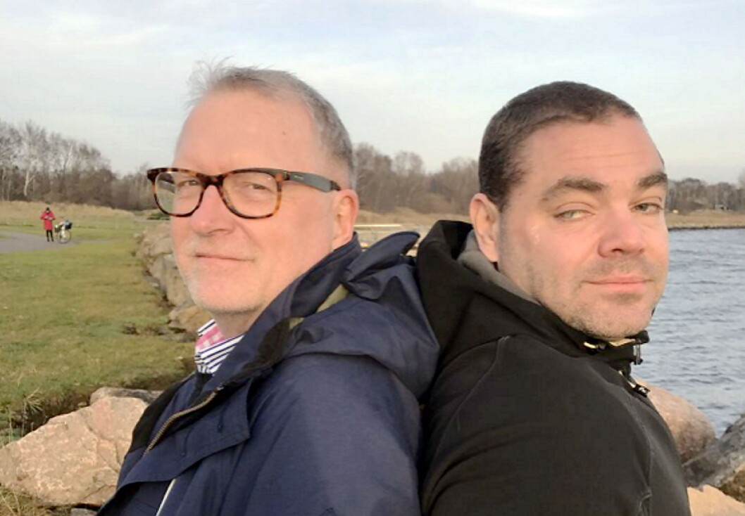 Forfatter Lars-Erik Litsfeldt (til venstre) og Patrik Olsson. (Foto: Privat) Forfatter Lars-Erik Litsfeldt (til venstre) og Patrik Olsson. (Foto: Privat)