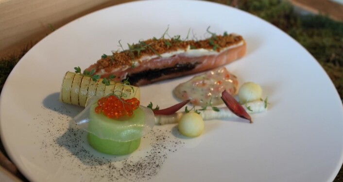 Retten til Odd Ivar Haglund i S. Pellegrino Young Chef. (Foto: S. Pellegrino Young Chef) Retten til Odd Ivar Haglund i S. Pellegrino Young Chef. (Foto: S. Pellegrino Young Chef)