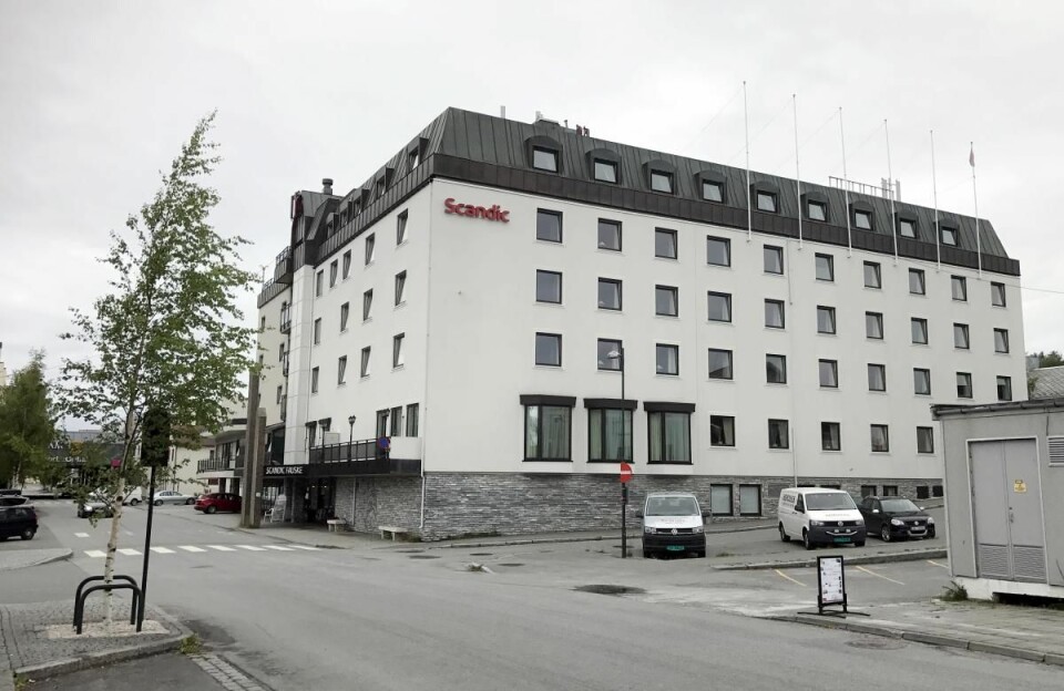 Scandic Fauske Hotell er tilnærmet fullbelagt i sommersesongen, og det er behov for et nytt hotell, mener Stig Otto Nilsen i Stadsalg. (Foto: Morten Holt)